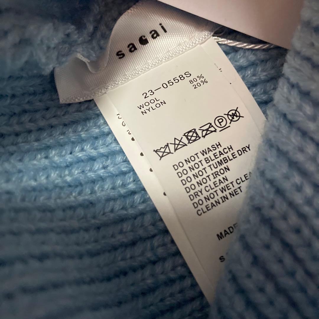 sacai Carhartt WIP 水色 ニット帽