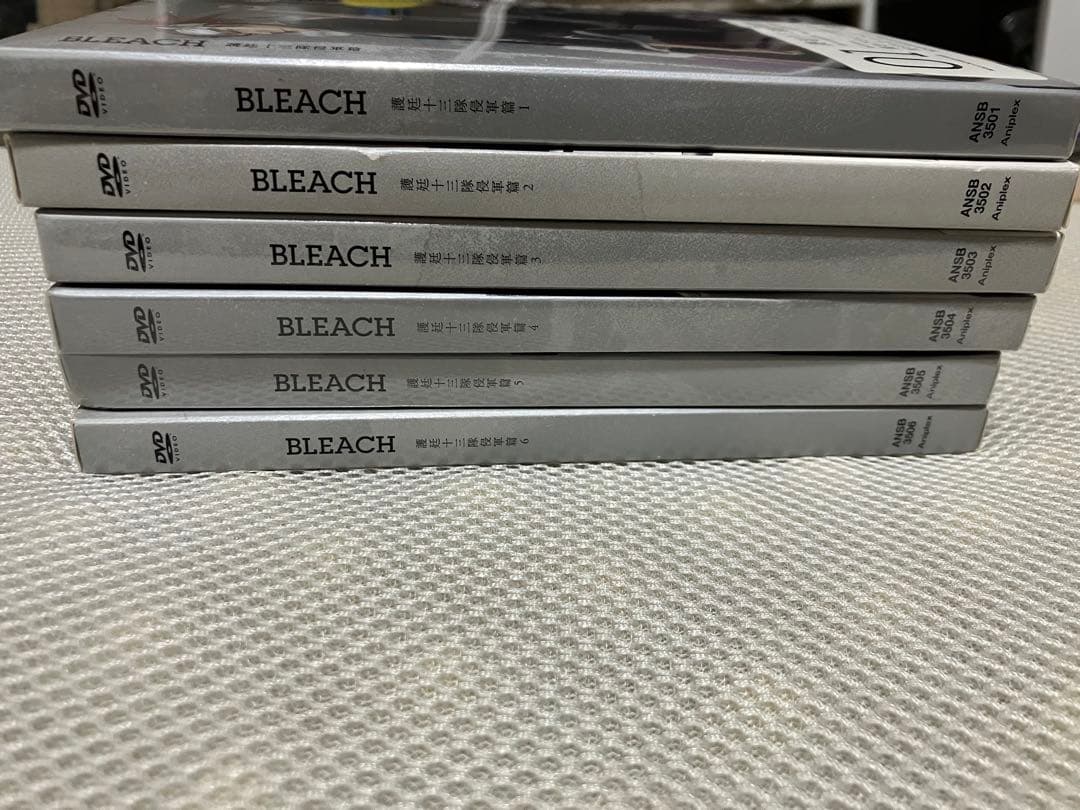 BLEACH DVD 護廷十三隊侵軍篇 全6巻セット
