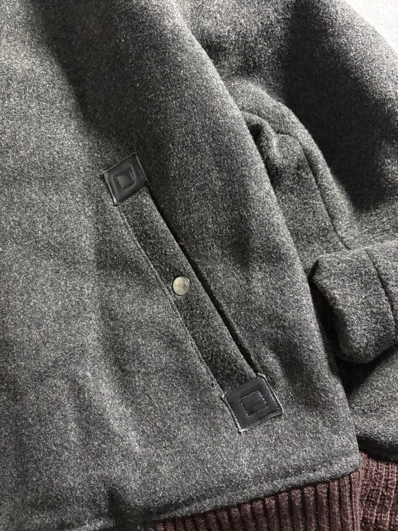ジャケット・アウター SPIEWAK melange melton wool zip jacket