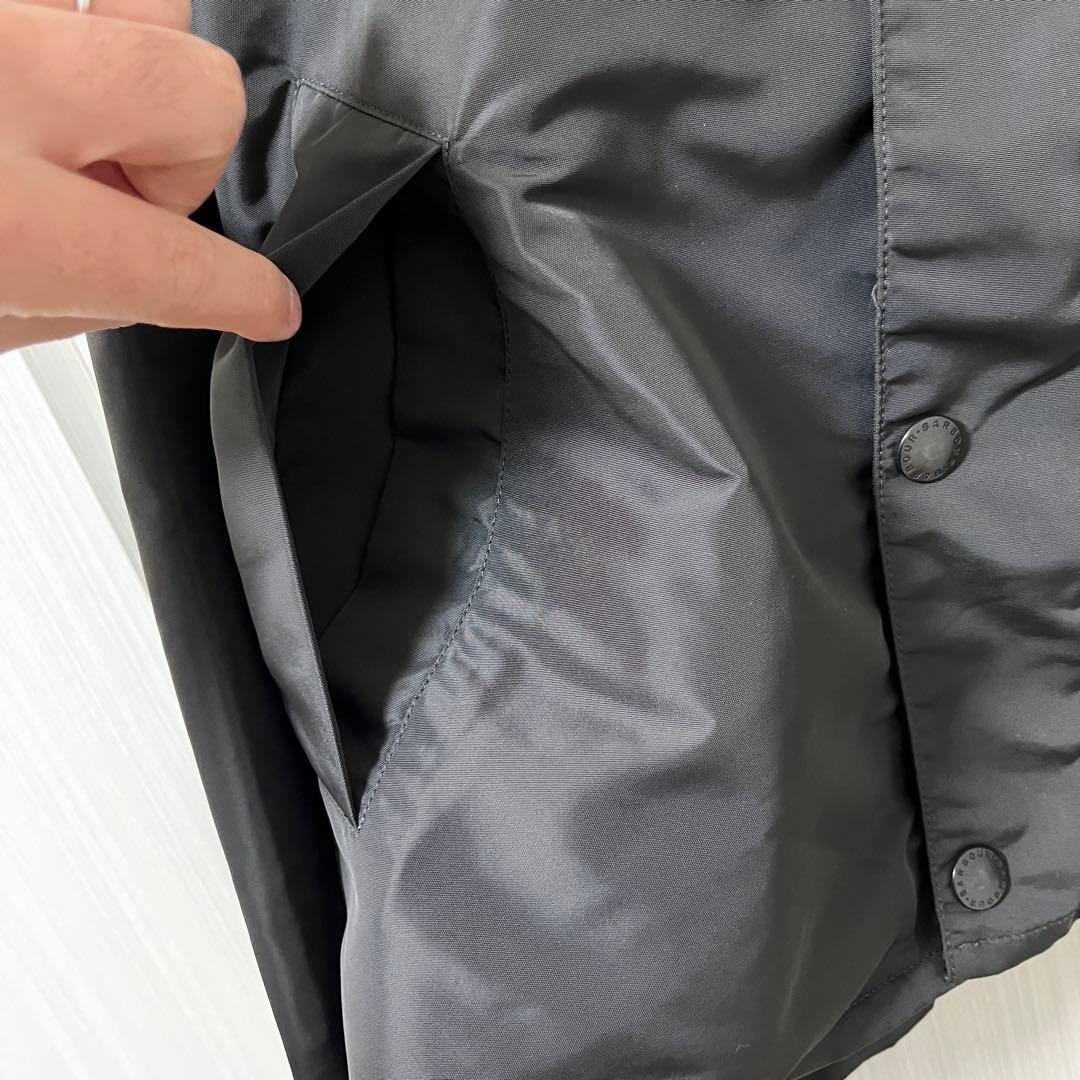 【SHIPS別注】Barbour TRANSPORTトランスポート ナイロン　黒