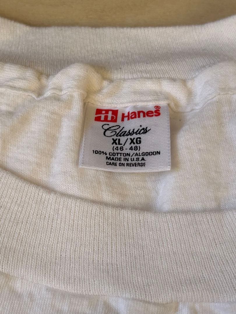 90s USA製 Hanes 無地 Tシャツ XL 3枚セット ワンウォッシュ