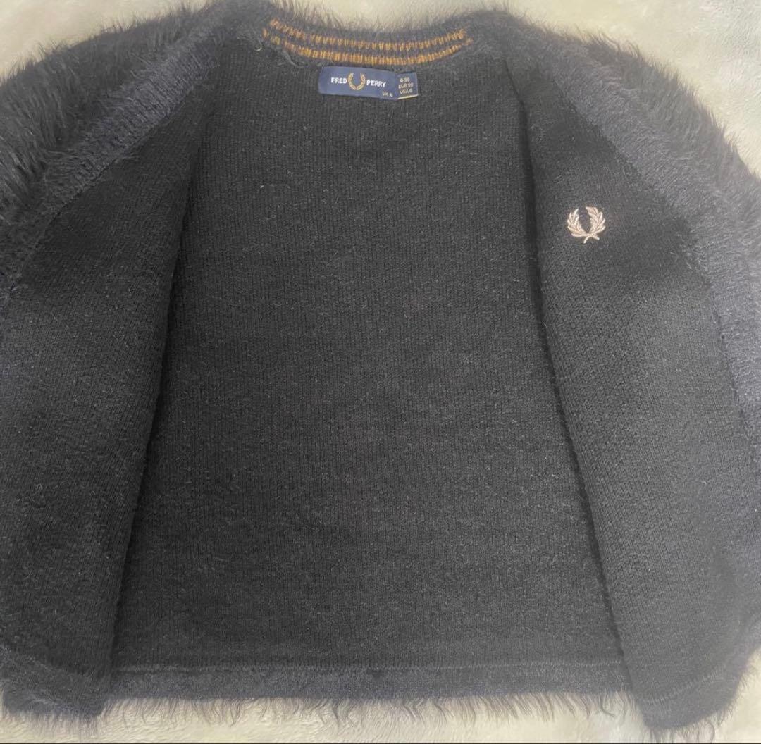 Fred Perry/フレッドペリーカーディガン/ブラックM ※値下げ交渉可