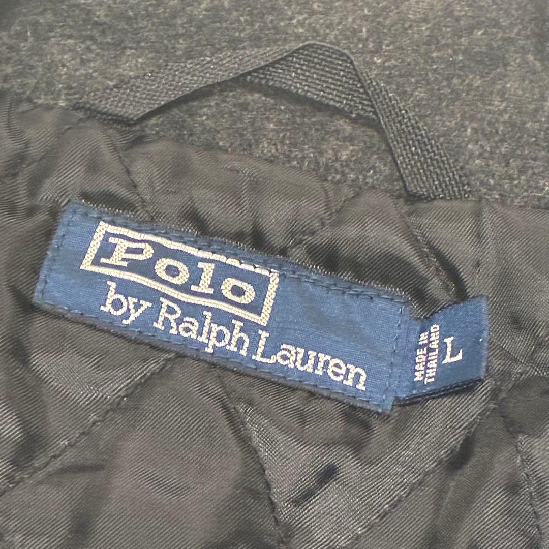 希少90s Polo by Ralph Lauren ウールジャケット グレー
