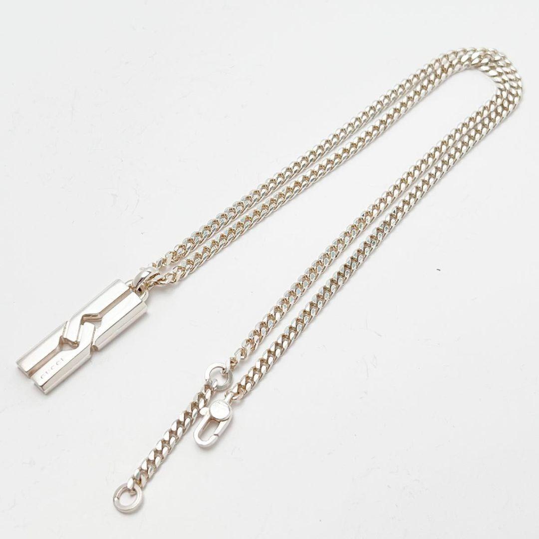極美品 グッチ GUCCI 925 ネックレス ペンダント シルバー OT520