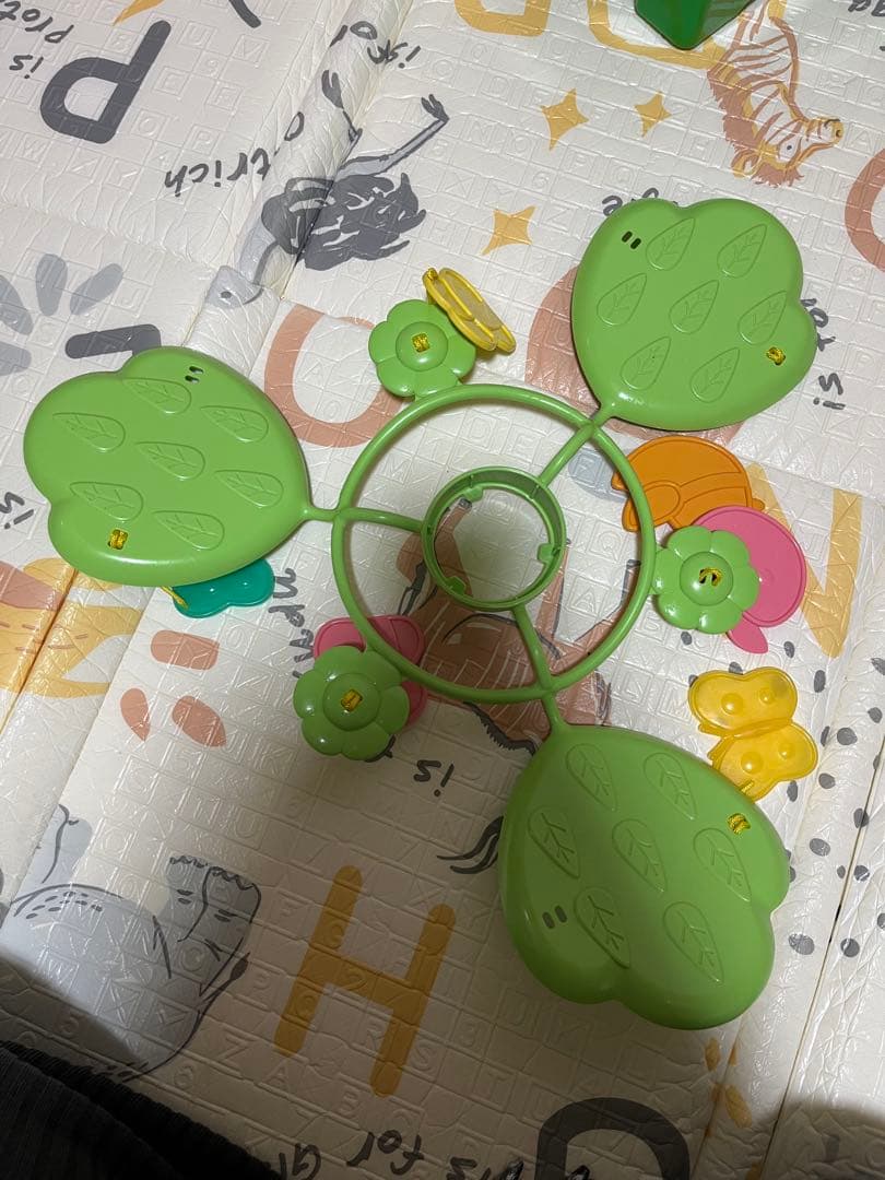 【美品】くまのプーさん 回転6wayジムにへんしんメリー プーメリー