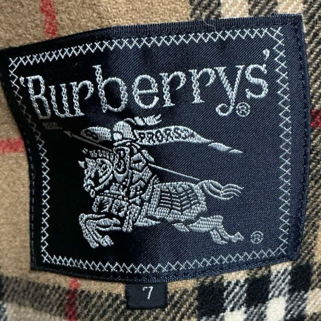 【美品】バーバリー ダブルフェイス ノバチェック コート カシミヤ　金ボタン