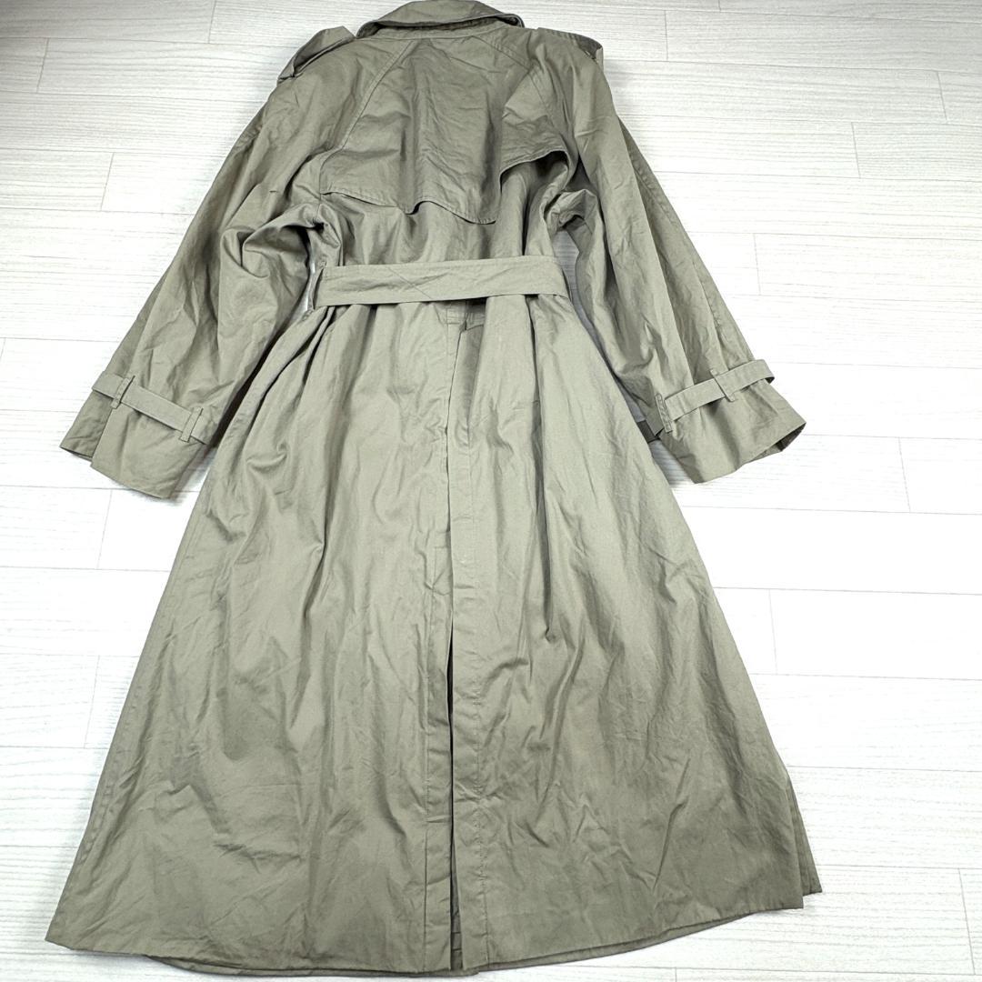 希少大サイズ　バーバリートレンチコート カーキ ライナーチェック マキシ丈 XL