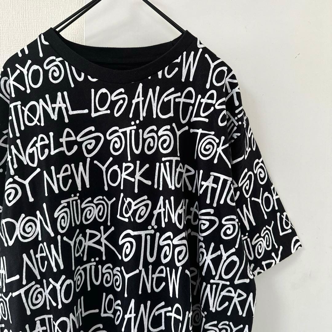 Stüssy ロゴプリント オーバーサイズTシャツ