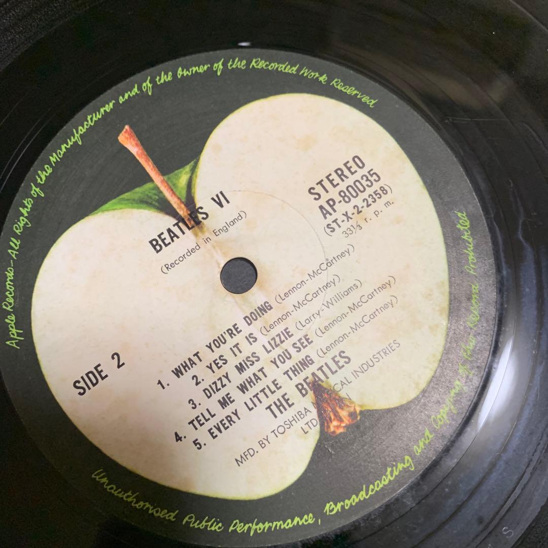 【希少　丸帯】The Beatles BEATLES VI アナログレコード