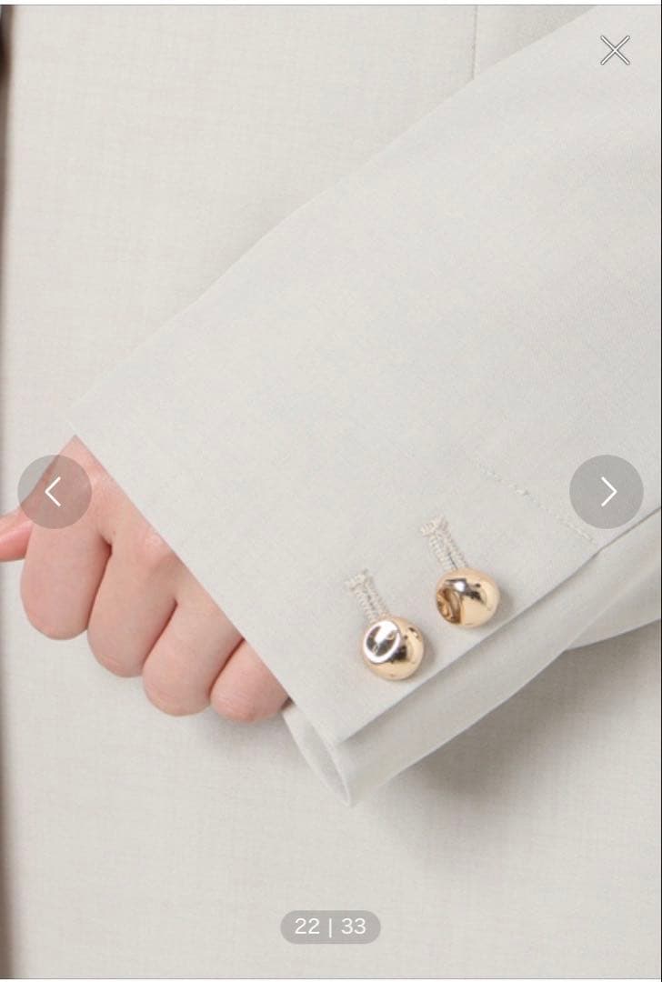 ラ トータリテ　未使用品　ライトベージュ コンシャスジャケット
