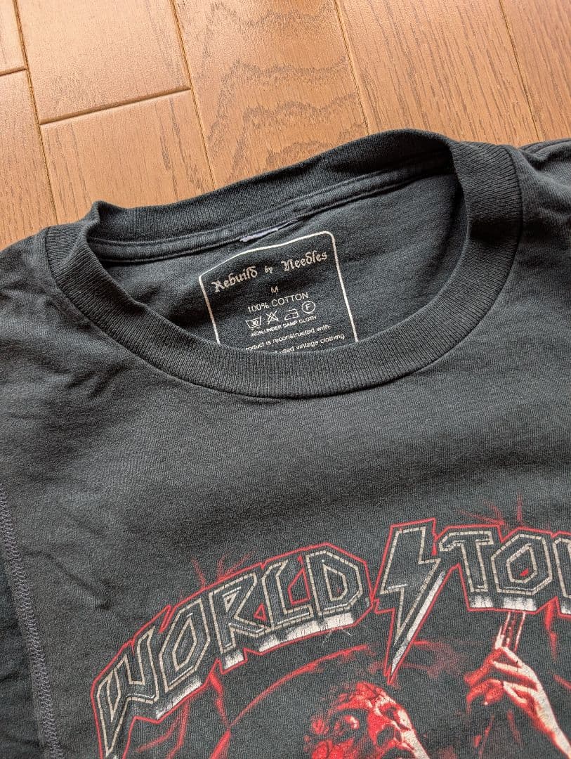 「Rebuild by Needles」AC/DC プリントTシャツ Ｍサイズ