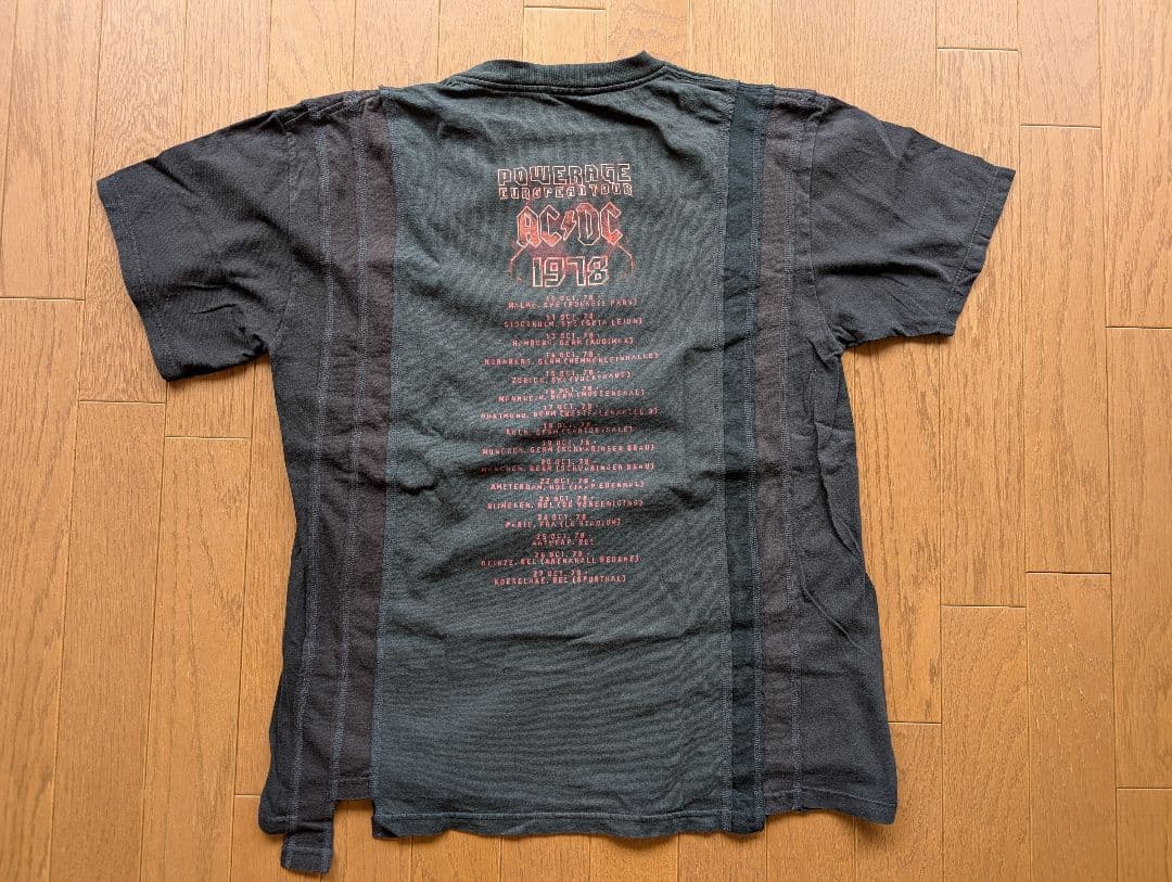 「Rebuild by Needles」AC/DC プリントTシャツ Ｍサイズ