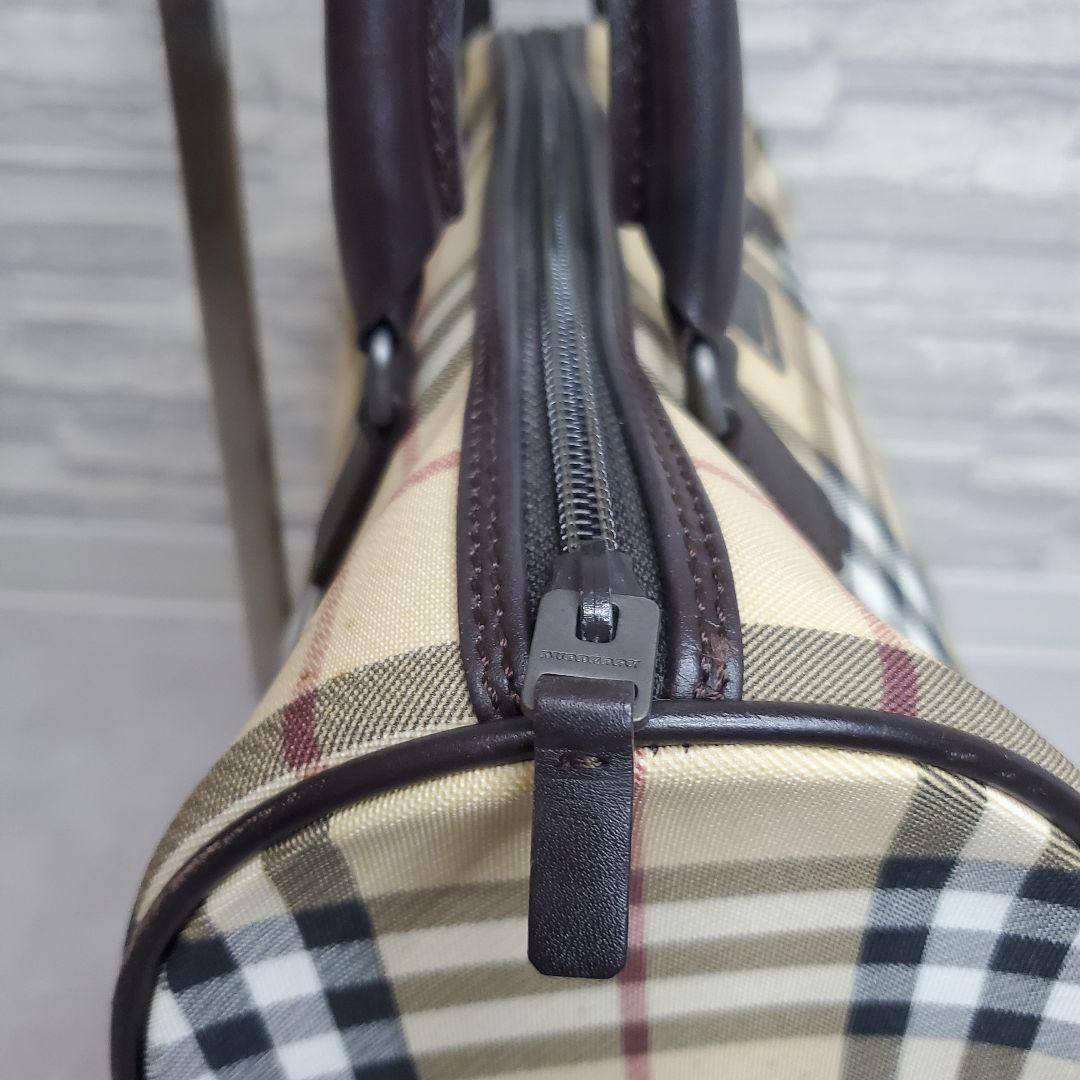 【訳あり】BURBERRY LONDON ノバチェック ミニボストンバッグ