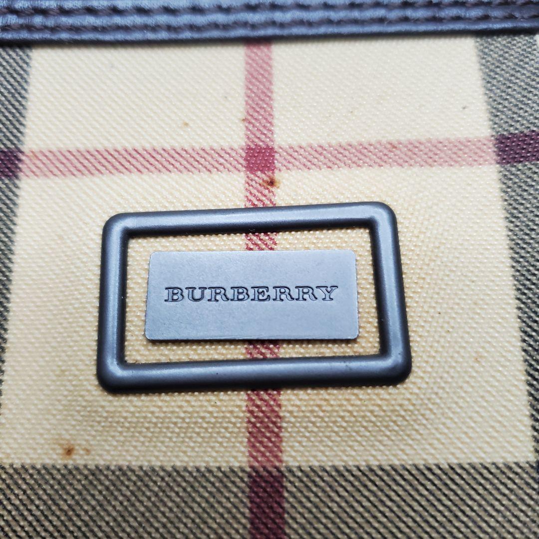 【訳あり】BURBERRY LONDON ノバチェック ミニボストンバッグ