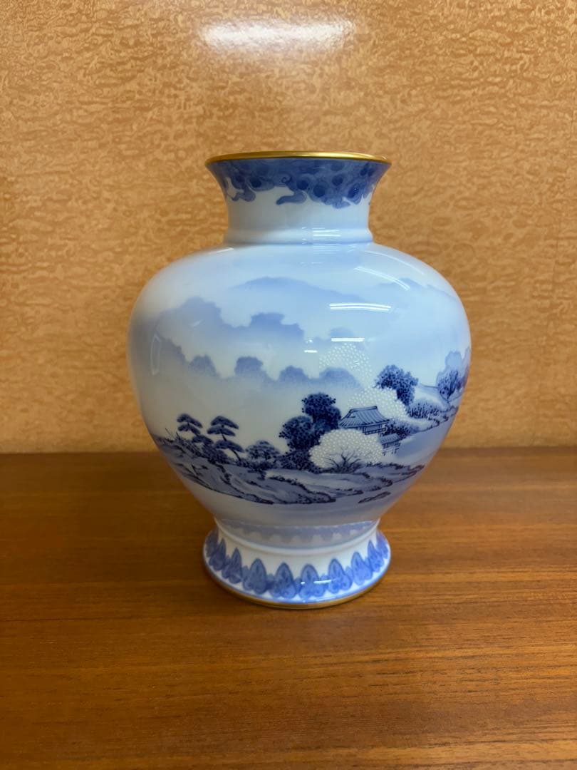 宮内庁御用達　深川製磁　花瓶