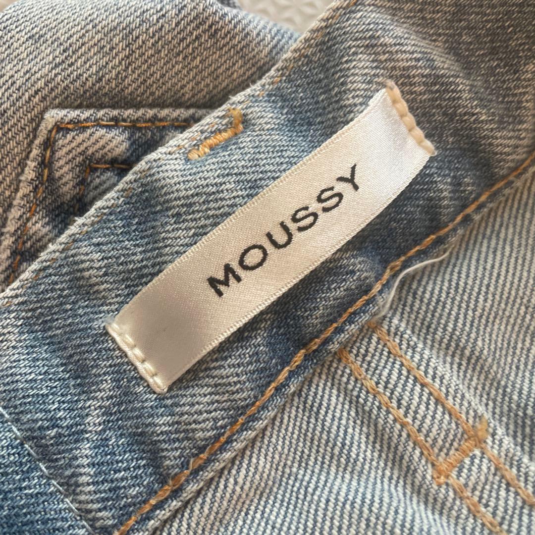 MOUSSY ブーツカットデニム 24 MVS L/BLU FLARE