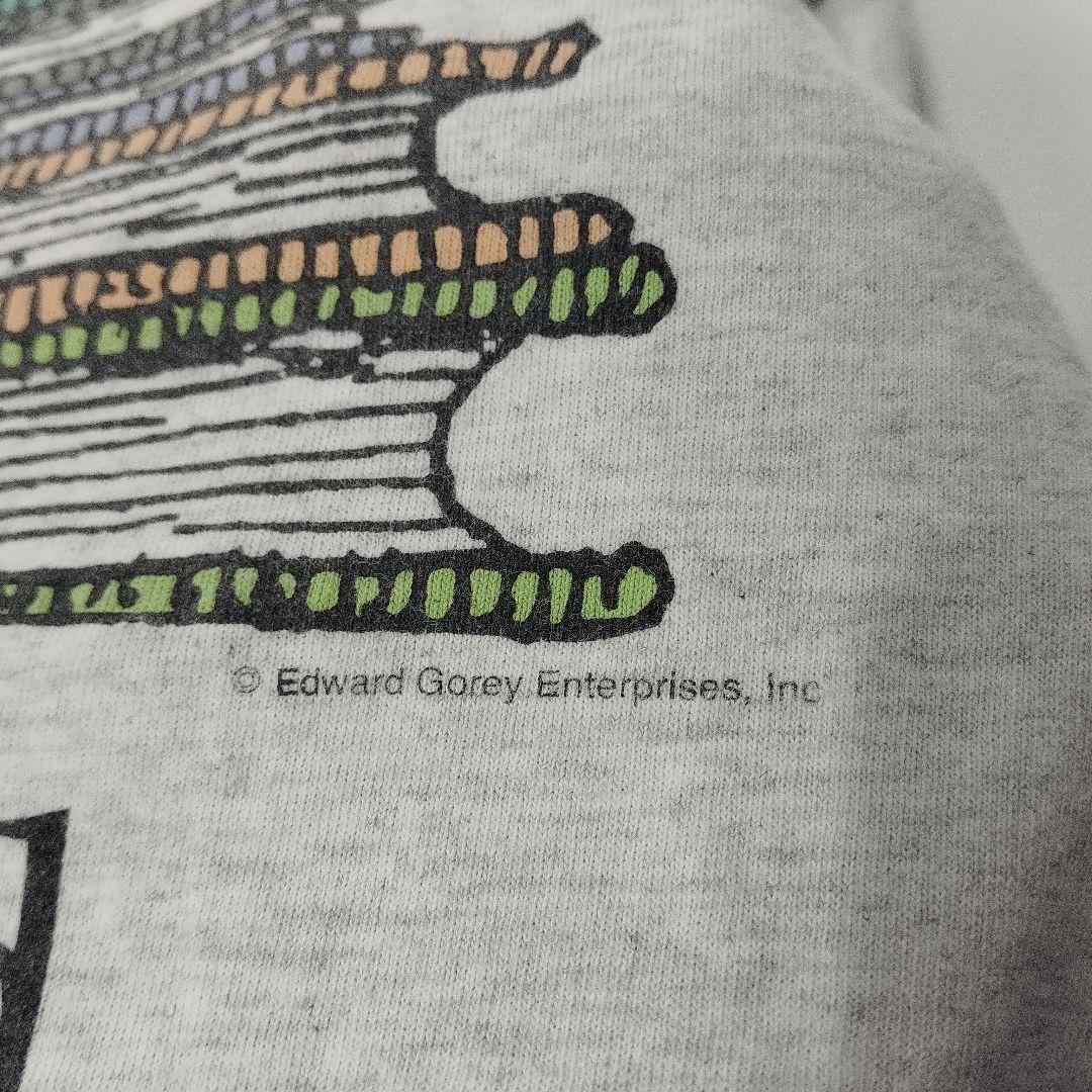 usa古着　GILDAN エドワードゴーリー　bookscat Tシャツ　半袖