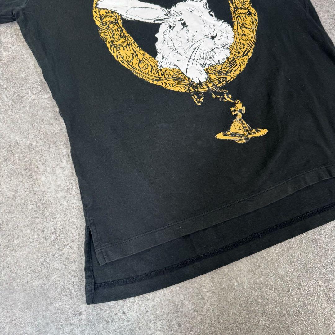 希少 vivienne westwood Tシャツ　うさぎ　オーブ 48 刺繍