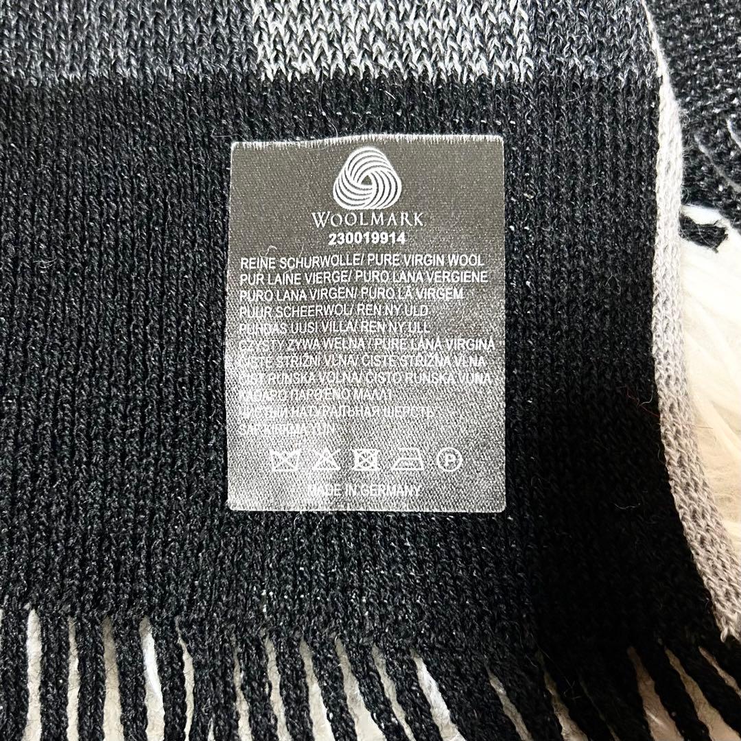 【新品】23区 オンワード樫山 ヴィフラース ウール100% マフラー 男女兼用
