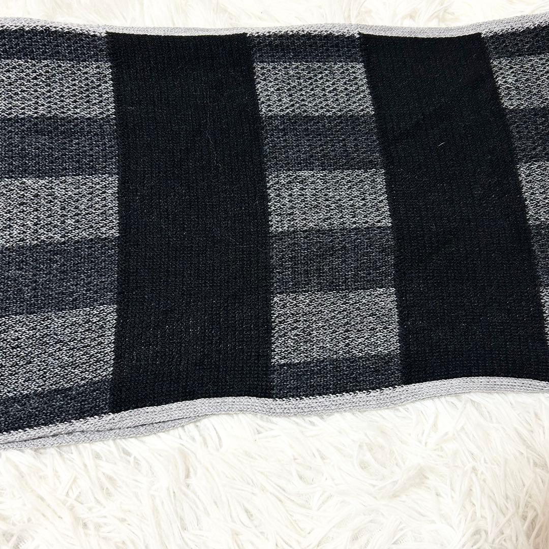 【新品】23区 オンワード樫山 ヴィフラース ウール100% マフラー 男女兼用