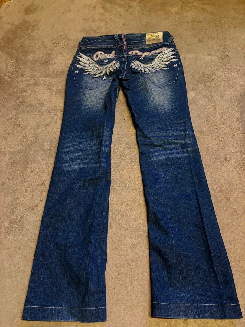 【美品】RED PEPPER ブーツカットデニム　24インチ