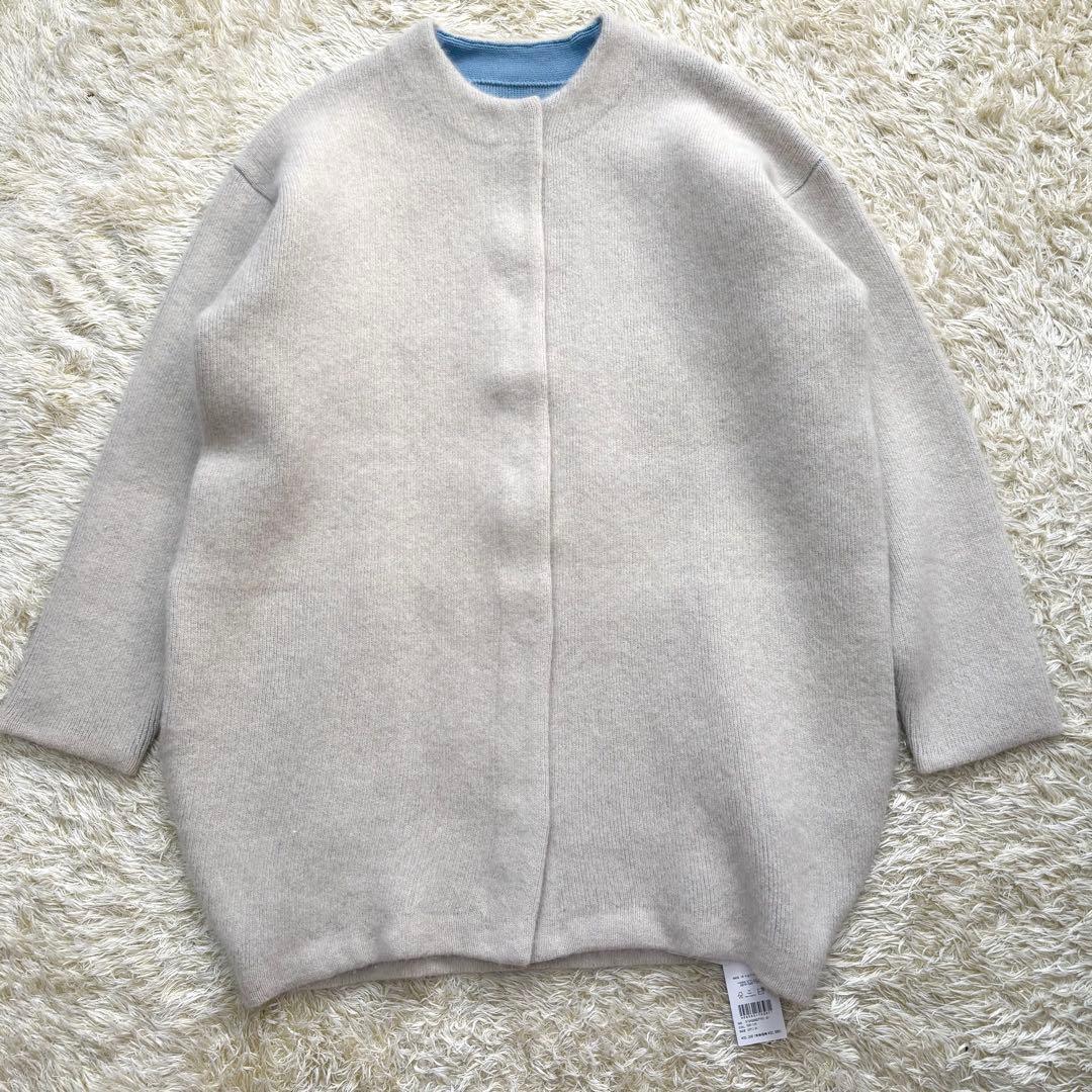 新品タグ付き エレンディーク ラクーンカーディガン アイボリー