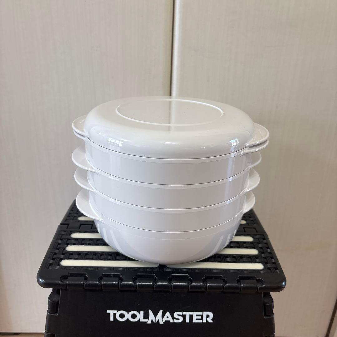 Tupperware タッパーウェーブスタッククッカー&メニューブック