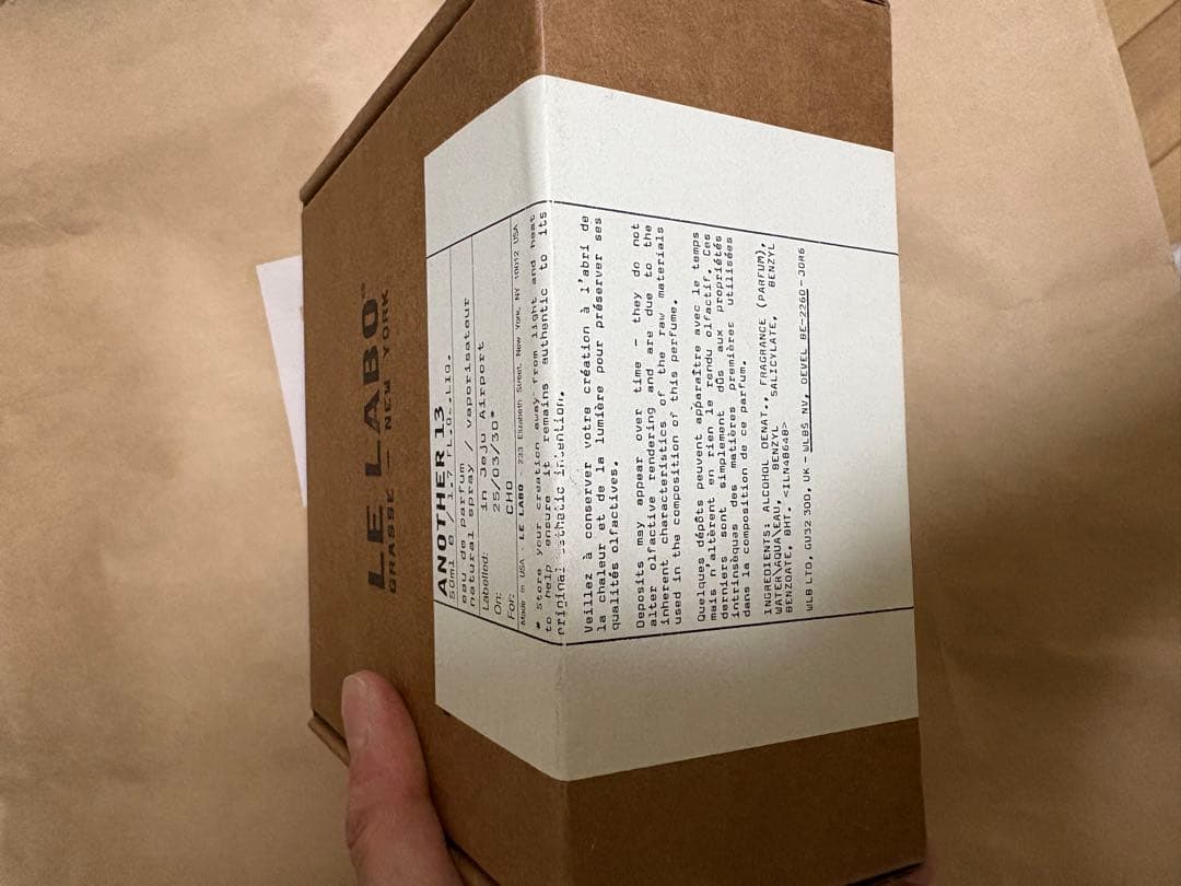 ぽぽLE LABO ANOTHER 13 香水 ボックス入り
