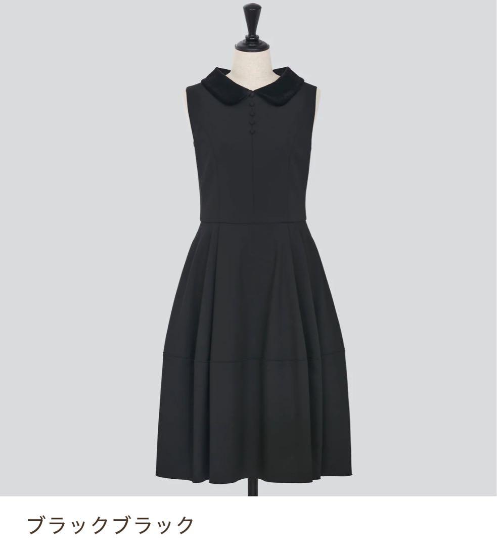 FOXEY 45466 DRESS \"VELVETEEN BARON\"42 黒