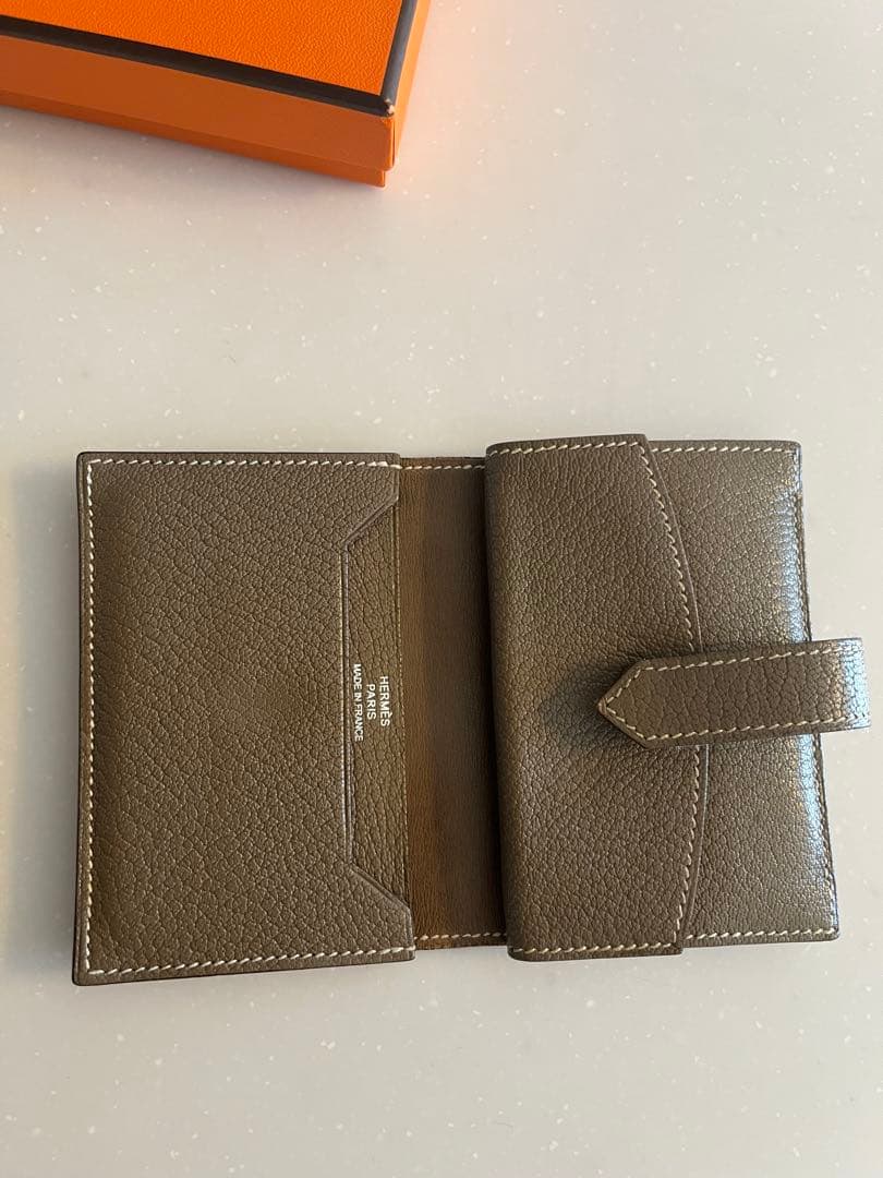 エルメス 財布 ベアンミニ エトゥープ