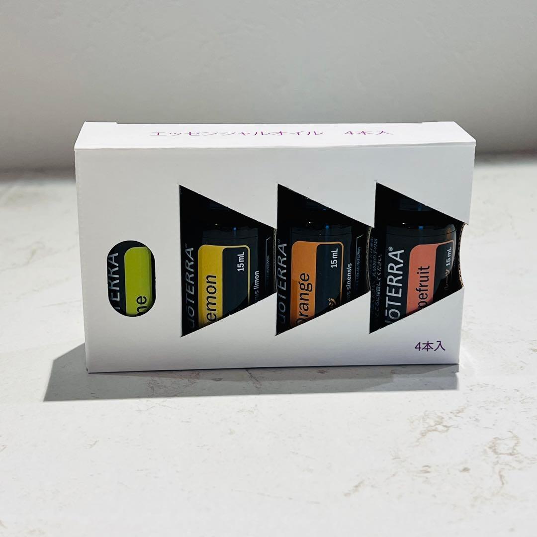 新品☆doterrra エッセンシャルオイル 4本セット各15ml