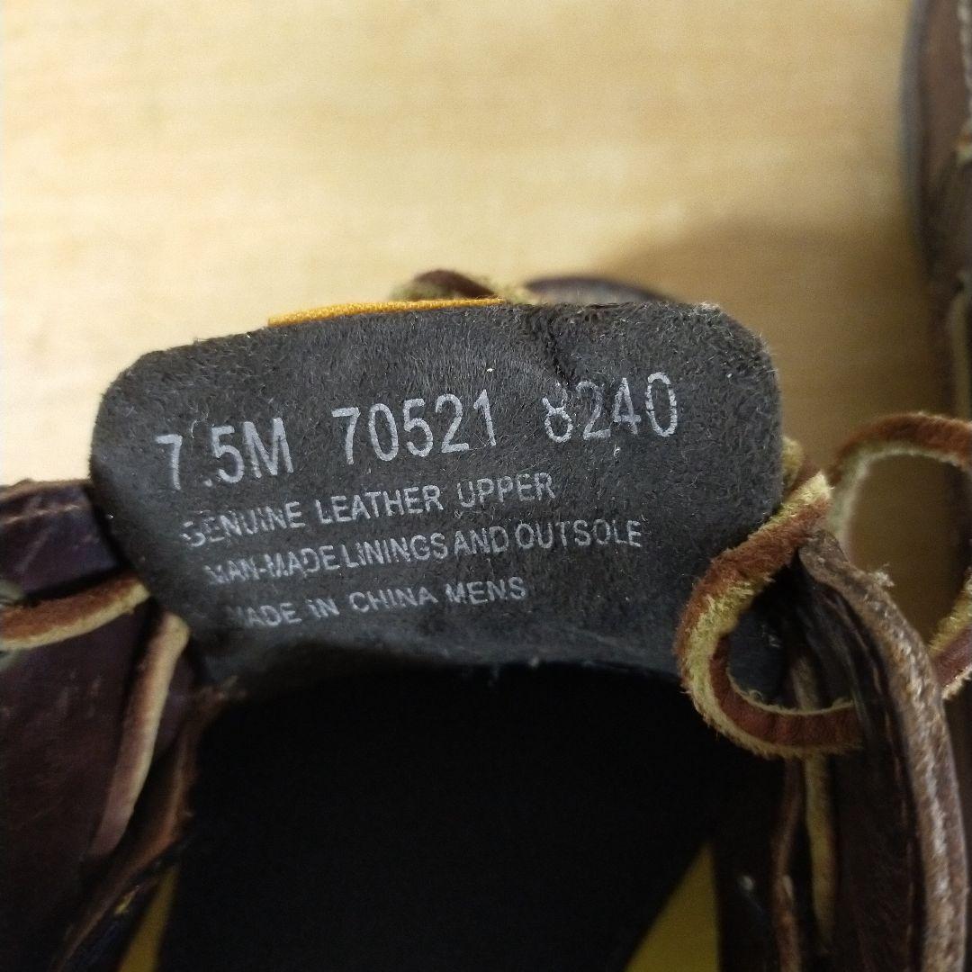 Timberland　ティンバーランド　国旗　モカシン　革靴　デッキシューズ