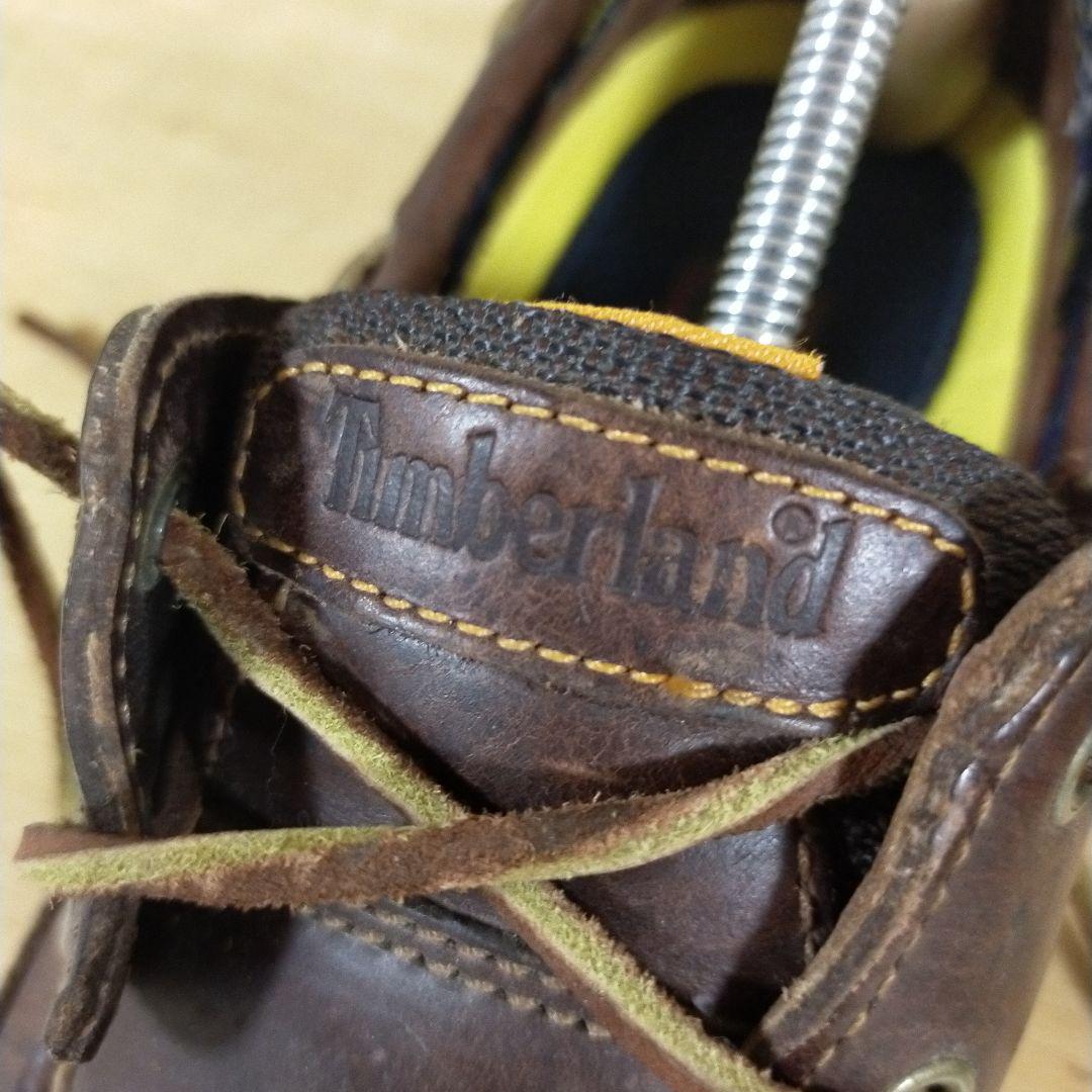 Timberland　ティンバーランド　国旗　モカシン　革靴　デッキシューズ
