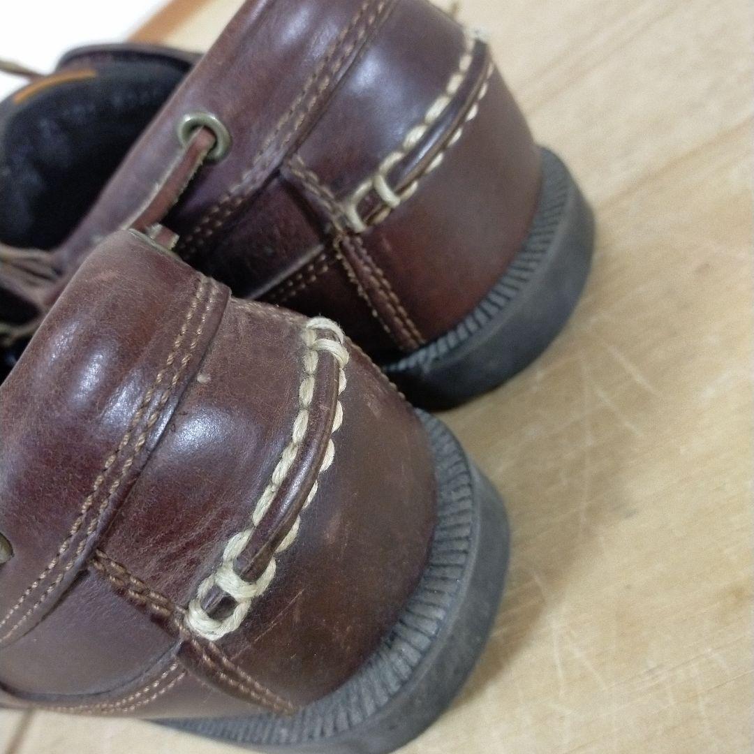 Timberland　ティンバーランド　国旗　モカシン　革靴　デッキシューズ
