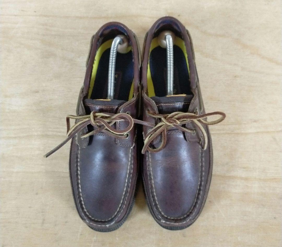 Timberland　ティンバーランド　国旗　モカシン　革靴　デッキシューズ