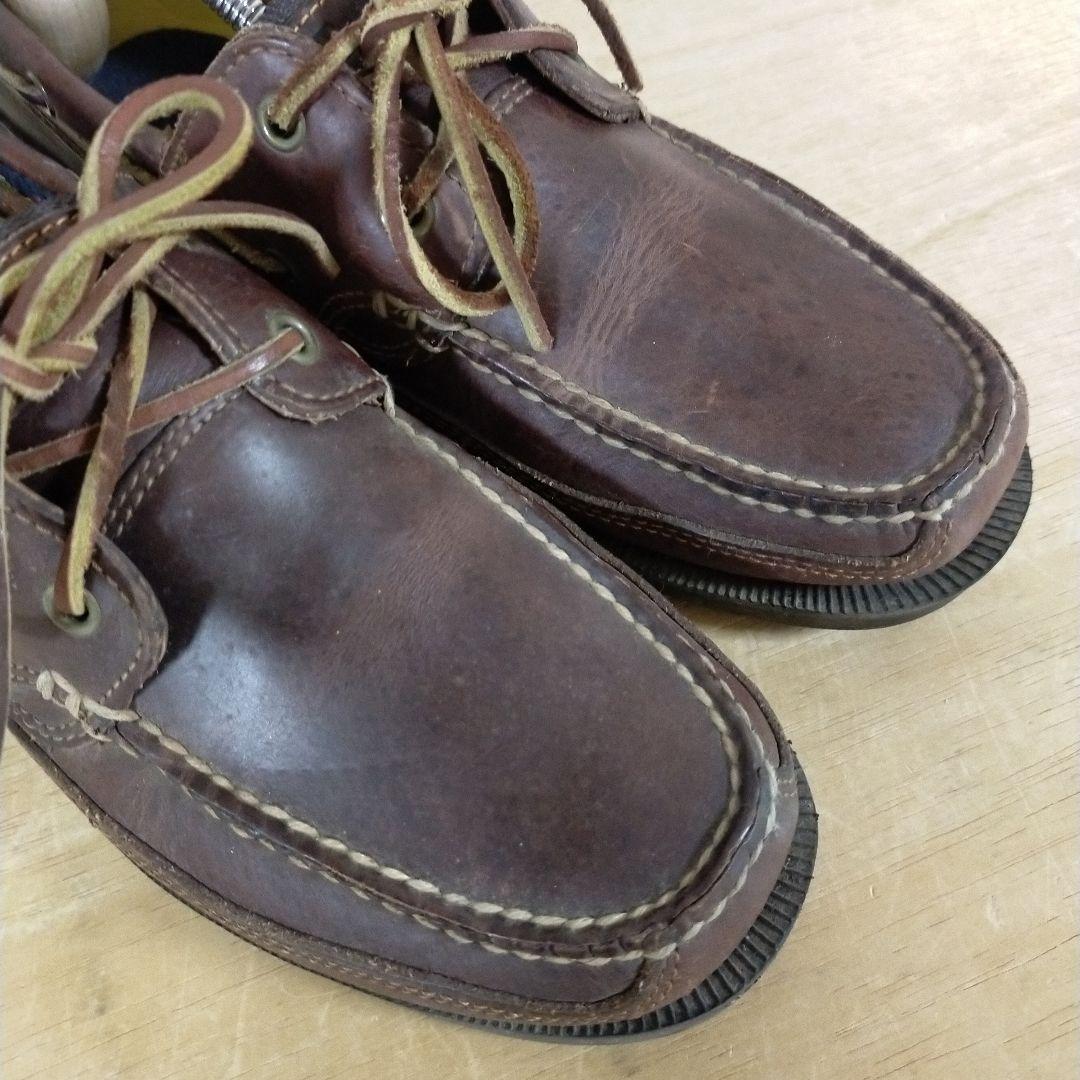 Timberland　ティンバーランド　国旗　モカシン　革靴　デッキシューズ