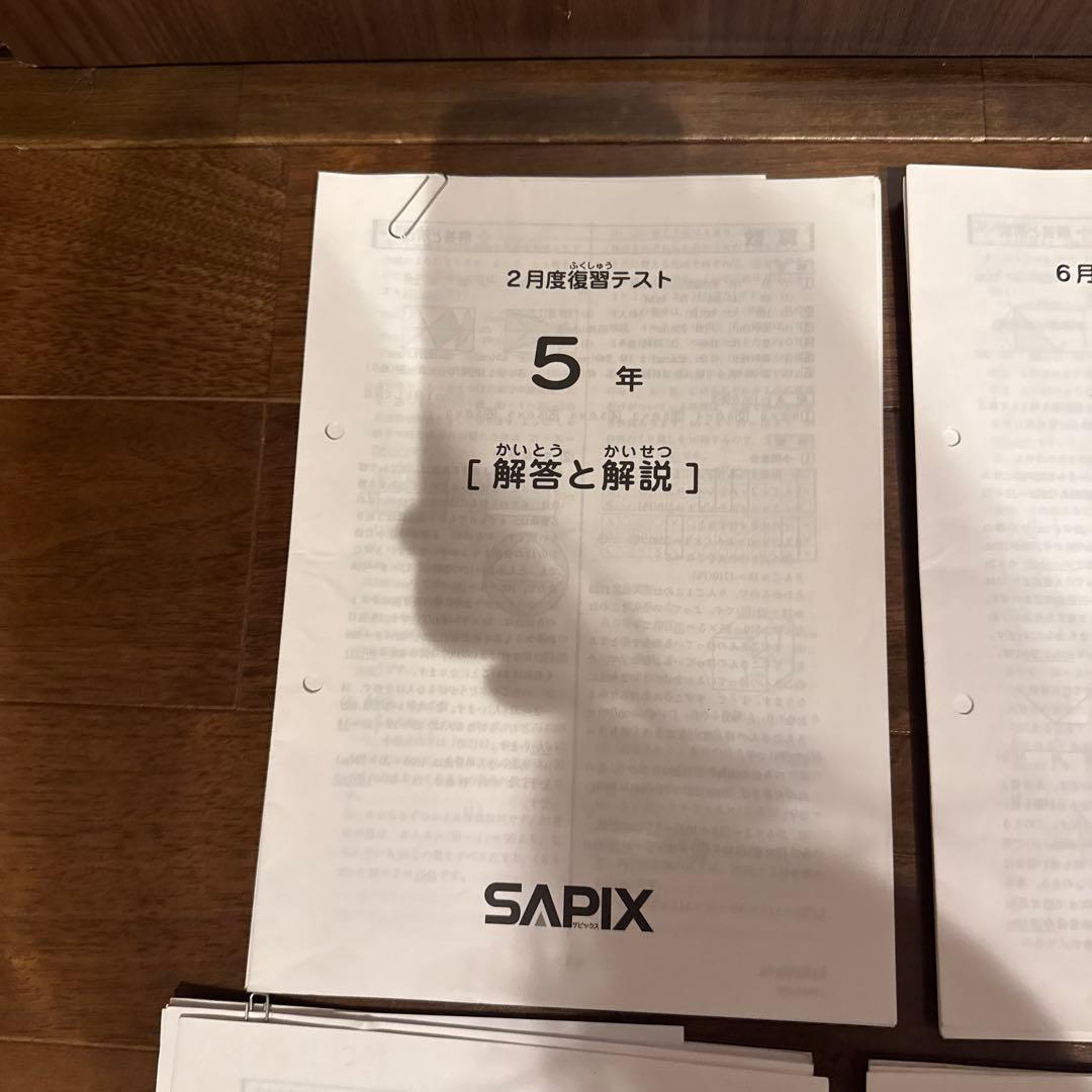 サピックス　5年生　テスト　10回分　SAPIX