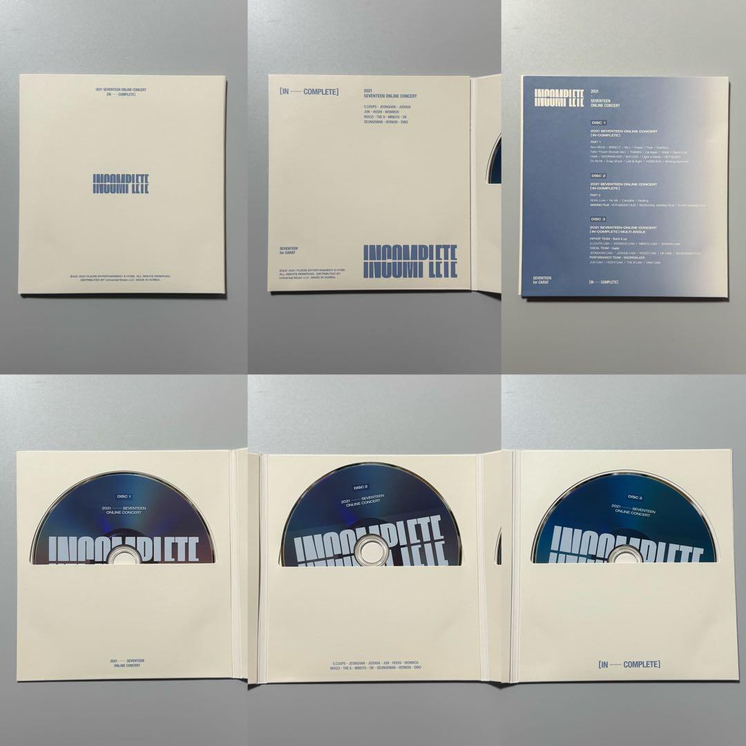 【1268】SEVENTEEN incomplete DVD ウォヌ