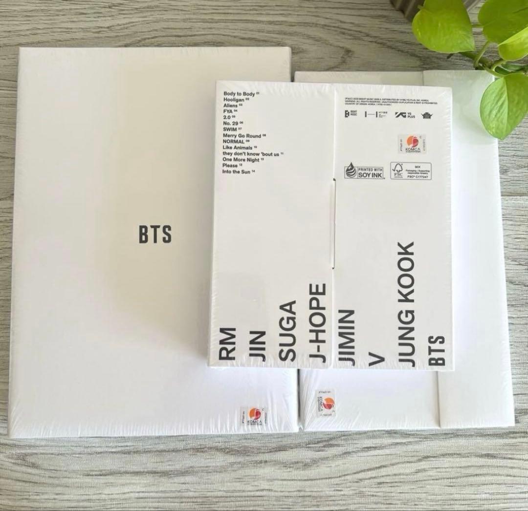 【新品未開封】BTS ARIRANGアリラン アルバム3形態セットユニバ特典付き