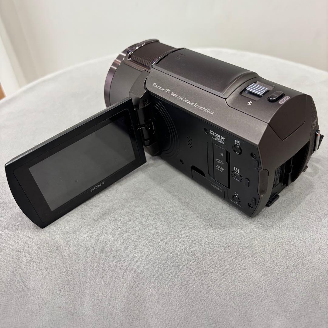 【おに】SONY 4K ビデオカメラ FDR-AX45 本体一式　付属品