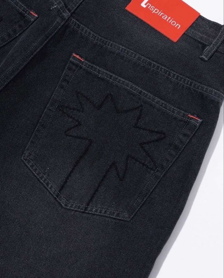 ★66さん専用INSPIRATION WIDE BLACK DENIM PANT