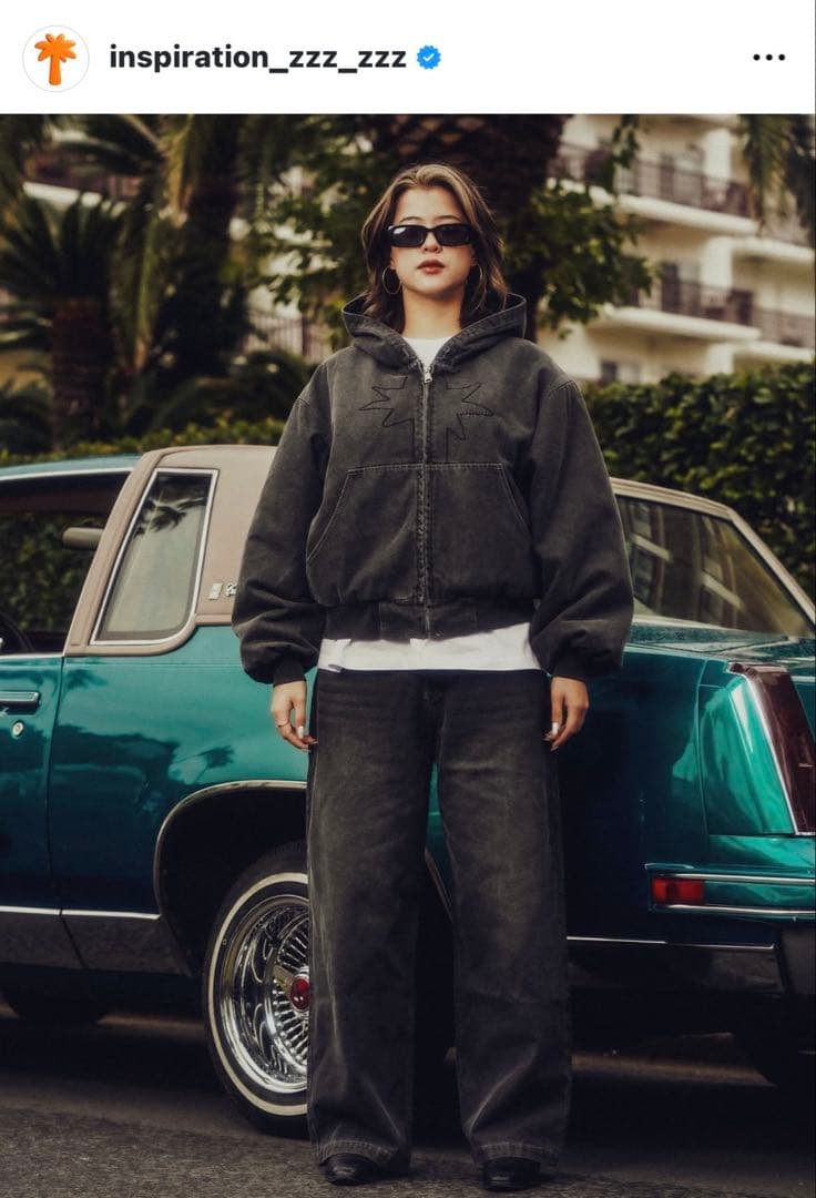 ★66さん専用INSPIRATION WIDE BLACK DENIM PANT