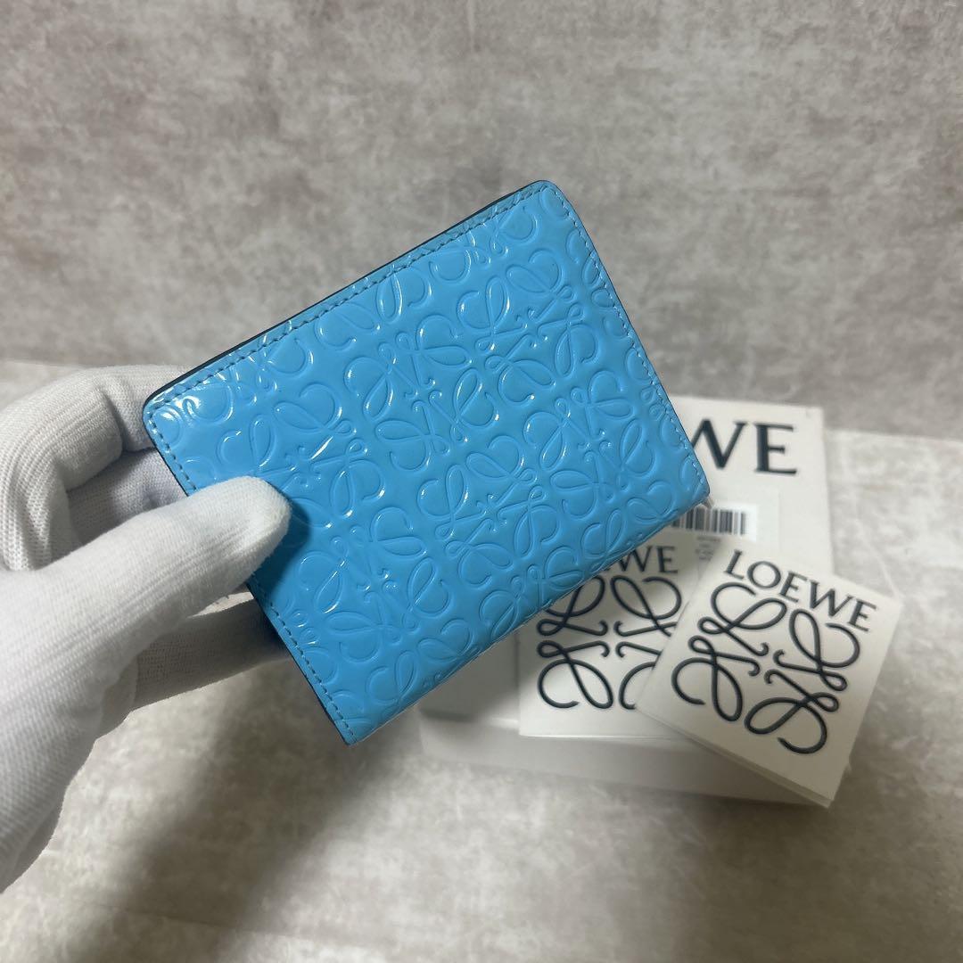 美品✨LOEWE ロエベ リピート アナグラム 二つ折り 折り財布