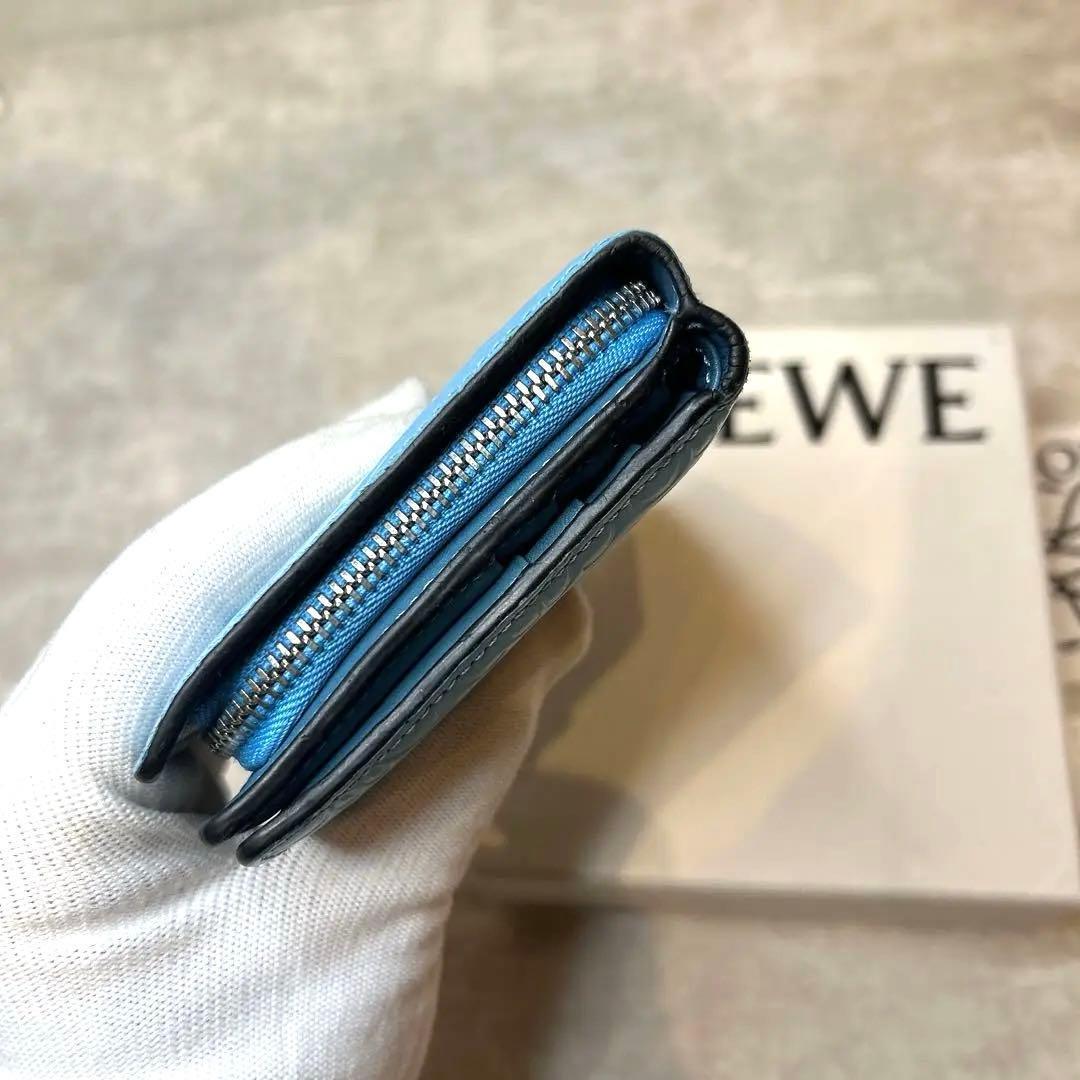 美品✨LOEWE ロエベ リピート アナグラム 二つ折り 折り財布