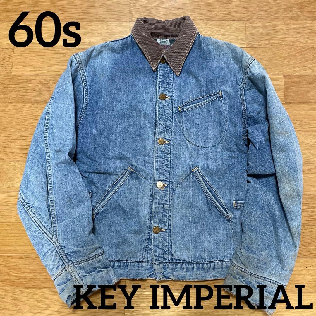 【希少ボタンフライ】60s KEY IMPERIAL デニムジャケット 雰囲気系