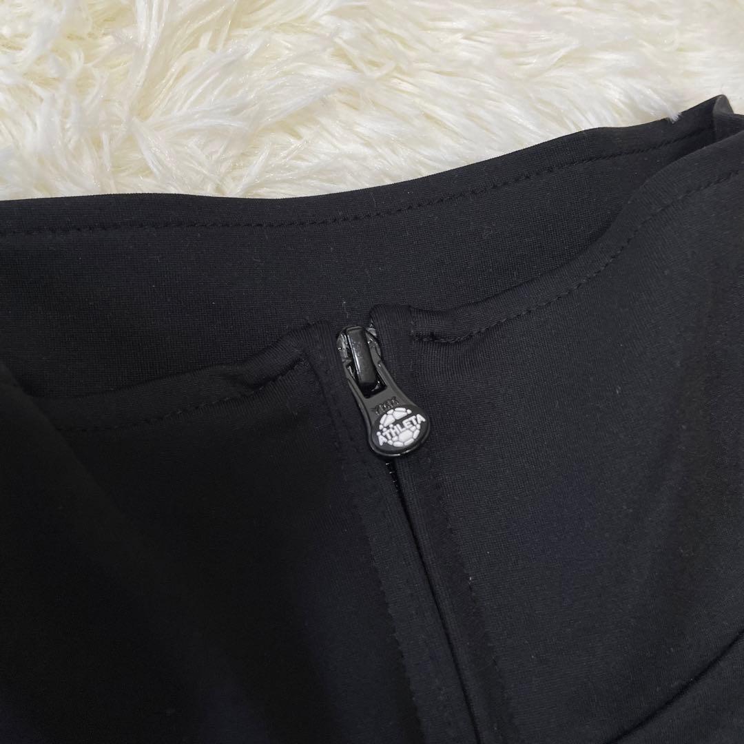 美品✨　ATHLETA アスレタ　ジャージ　セットアップ　ブラック　黒　サッカー