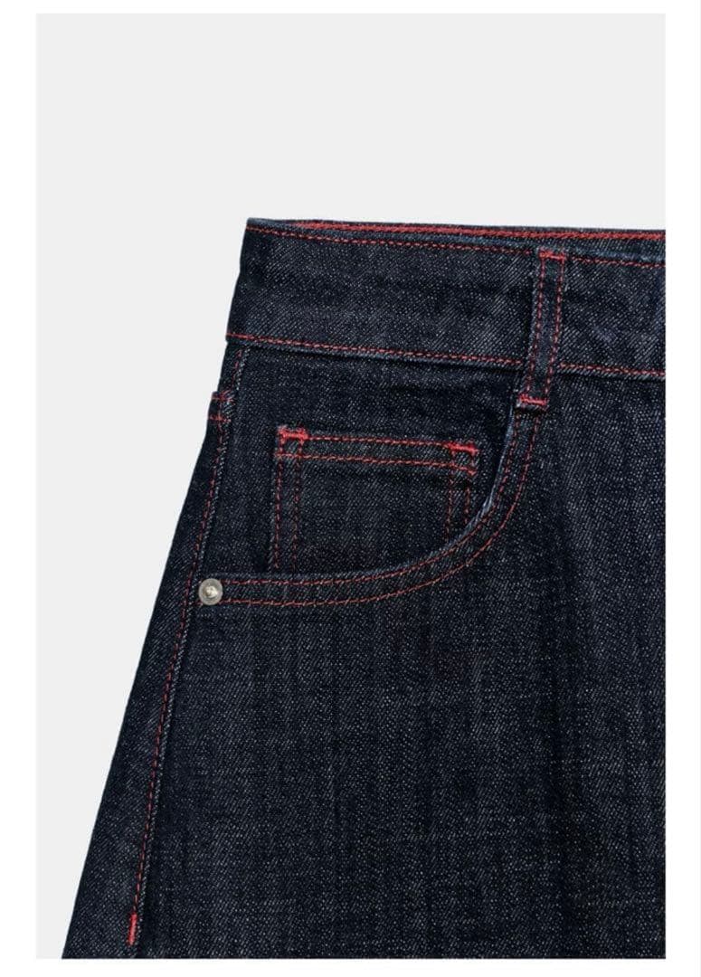 ZARA Z1975 ハイウエストバレルフィットデニムパンツ　♡34 ♡