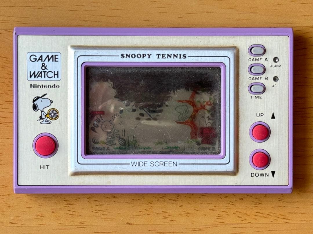 任天堂 ゲームウォッチ スヌーピー テニス