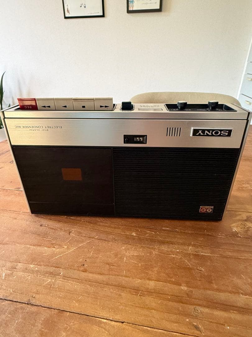 【昭和レトロ】ケースありSONYカセットレコーダー（TC-1150）