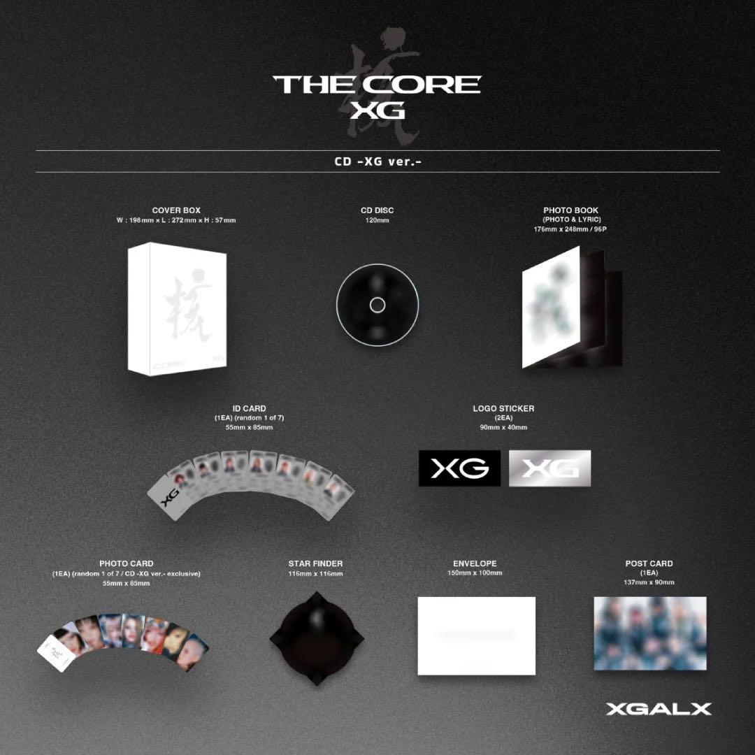 新品未開封 XG CD XG ver. THE CORE 会場限定巾着付き